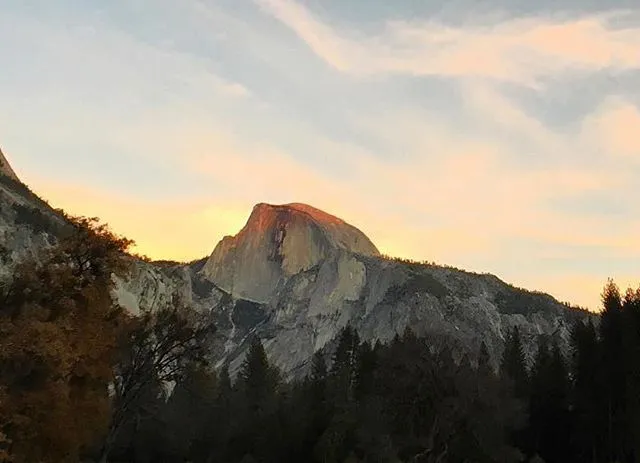 Half Dome Sunset