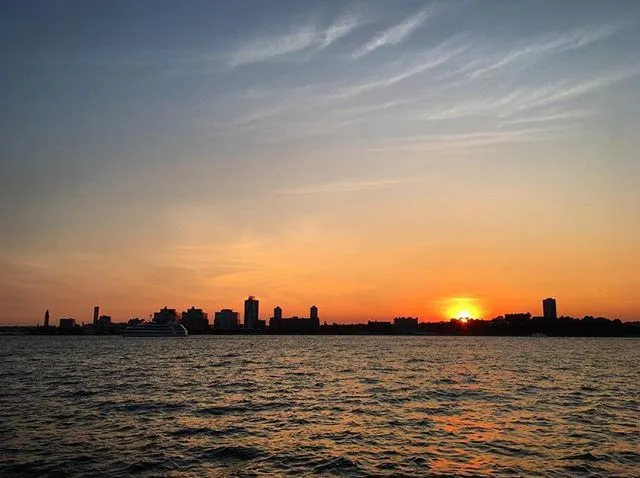 Sunset on the Hudson River