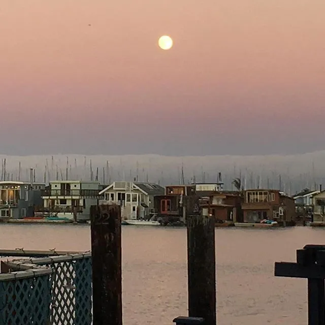 Moonrise at Sunset