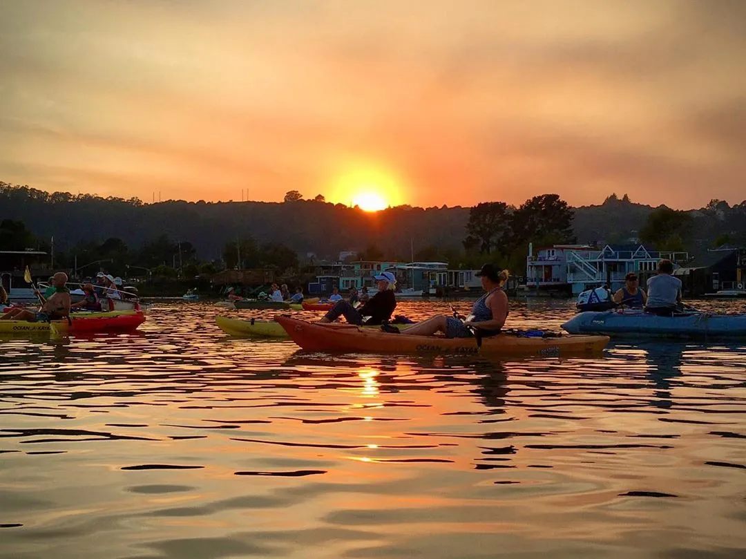 Sunset in Sausalito