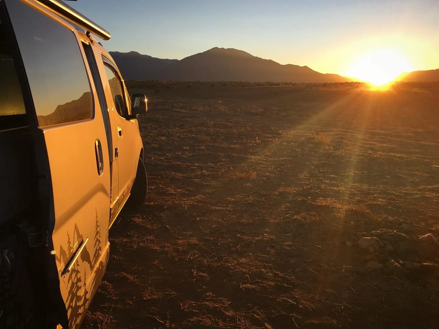 Sunrise on the Mesa in Taos