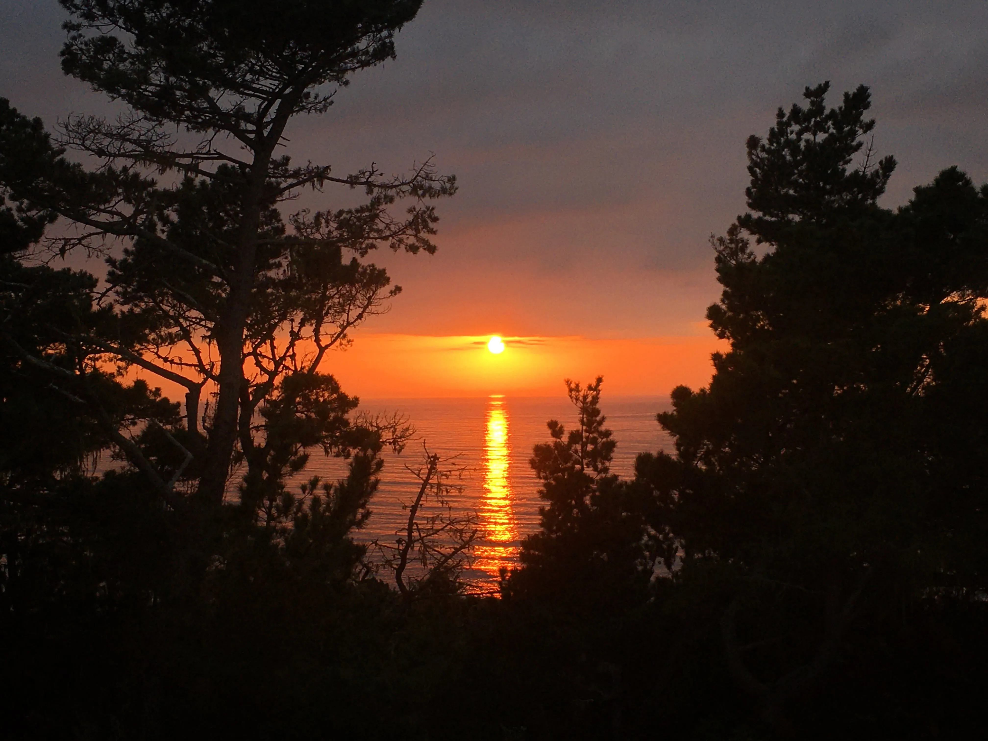 Sunset in Big Sur